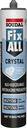 SOUDAL GLUE TEALANT FIX ALL FIXALL CRYSTAL