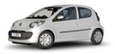 Bočné lišty Citroen C1, 2005-2011, 5 dverí.