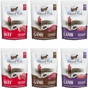 Natural Trail Wet krmivo pre psov Mix of Flavors 6x 500g vrecúško