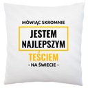 Najlepší svokor na svete Biely vankúš