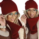 teplý dámsky SET ČIAPKA + SUKŇA šál, PLAINING WINTER Polish - FARBY