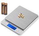 ELEKTRONICKÁ KUCHYŇSKÁ VÁHA PRECIZNÁ ŠIROKÝ ROZSAH PRE KUCHYŇU 2KG-2000G