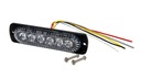 Výkonné modré LED stroboskopy 6W 12V