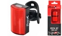 Prox Zeta ST COB LED zadná cyklistická lampa 80 lm 500 mAh USB-C