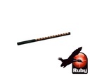 RUBY 120 mm muška z optických vlákien pre strelnicu