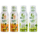 FruttaMax 4 ovocné sirupy 2x pomaranč + 2x limetka.
