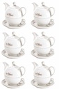 Sir William's Royal - porcelán (350 ml džbán, šálka a podšálka) x6
