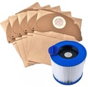 5x TAŠKY + UMÝVATELNÝ FILTER PRE KARCHER MV2 WD2 A2004