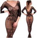 Bodystocking s otvorom v intímnej oblasti LivCo Corsetti Celdon S-L