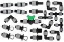 SET konektorov ventilový konektor pre DRIPPER TAPE 22 ks príslušenstva