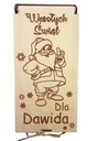 DREVENÁ KRABIČKA SANTA CLAUS