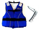 KAPOK LIFE VEST FARBA MODRÁ VEĽKOSŤ M + VRECKOVÝ Nôž