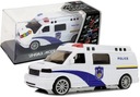 Automatická ambulancia so svetlami a zvukmi
