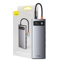 Hub Baseus Metal Gleam Series 9v1, USB-C na 3x USB 3.0 + HDMI + USB-C PD