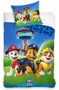 POSTEĽNOSŤ CORAL PAW PATROL 160x200 + 70x80 MARSHALL CHASE RUBBLE