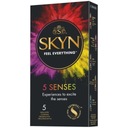 SKYN 5 SENSES nelatexové kondómy 5 ks