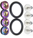 ADDCO QUICK x4 RELEASE NEO CHROME RAINBOW SVORKY