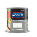 Farba a základný náter na strechy a odkvapy Nobiles matná biela 0,75 l