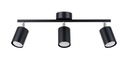 Moderné stropné svietidlo LEMMI 3 čierne Sollux Lighting