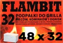 FLAMBIT WHITE podpaľovač 32ks podpaľovač x48ks VEĽKÝ