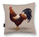 VANKÚŠ so SVIEČKOU 40x40 perfektný DARČEK na spanie mäkkej veľkej sliepky