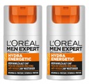 2x Loreal Men Expert Hydra Energetic pleťový hydratačný krém 5 akcií