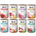 BRIT PAŠTÁTA MÄSO ZMES príchutí KRMIVO PRE PSA 8x800g