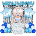 Balóniky Vitajte doma Birth Boy Set