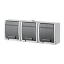 AQUANT IP55 TROJITÁ HERMETICKÁ ZÁSUVKA 1243-10