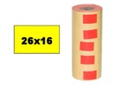 ŽLTÉ štítky Páska na štítkovač 26x16 100 ks