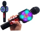 Svietiaci karaoke mikrofón s Bluetooth reproduktorom