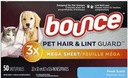 Bounce Pet Hair Lint Guard Fresh Scent 50 ks.