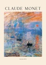 CLAUDE MONET PLAGÁT Východ slnka 50x70cm #248