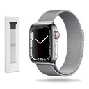 KOVOVÝ REMÍN NA HODINKY APPLE 38 / 40 / 41 MM STRIEBORNÝ