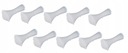 KLIPOVACIE VIAZAČKY, BIELE VIAZAČKY, 2,5x100 mm, 1000 ks.