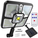 VÝKONNÁ SOLARNÁ LAMPA SÚMRAK SNÍMAČ POHYBU DIAĽKOVÉ OVLÁDANIE