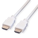 HDMI Ethernet M/M 3D kábel biely 1080p 7,5m