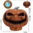 Halloweenska zaujímavá dekorácia z tekvice