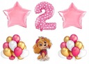 Dekorácia k 2. narodeninám Paw Patrol Skye Balloons