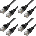 Plochý sieťový kábel UTP Ethernet Cat.6 3m x4