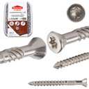 Nerezové skrutky do dreva 5x50 mm 100 ks terasa TORX A2 Klimas WN