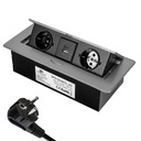 NÁBYTOK zásuvka na dosku, otváracia USB-C USB 2x 1,5 m Spacetronik SPS-D24CC