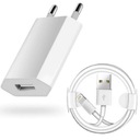 USB kábel pre Lightning iPhone + nástenná nabíjačka