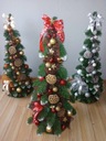 KUŽEĽOVÝ vianočný stromček zdobený ŠTÍHLY s ozdobami 45 cm ODLETÉ