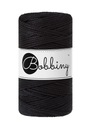 Paličkovaná šnúra Macrame 3mm 100m 3vrstvová čierna