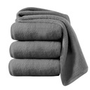 4 x PREMIUM HOTELOVÝ UTERÁK 50x100 cm SIVÁ