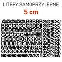 Samolepiace písmená 255 znakov - 5cm