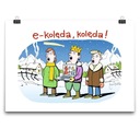 VIANOČNÝ PLAGÁT VIANOČNÝ E-COLEL ANDRZEJ MLECZKO