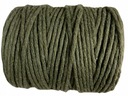 Točená šnúrka pre khaki macrame, 5mm, 100m
