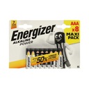 Alkalická batéria LR03 AAA Power Energizer - 8 ks